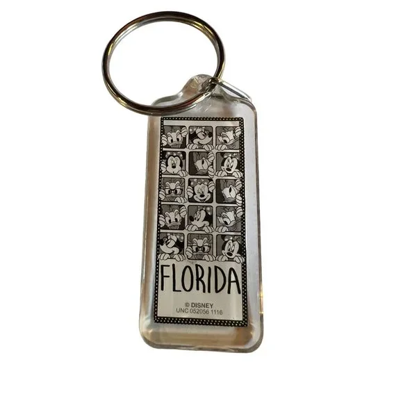 Disney Key Chain Set Of 4 Florida Souvenir 2020 Florida - Picture 8 of 13